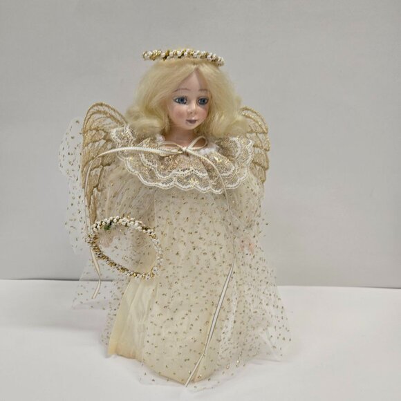 Vintage Angel Table Figurine – 11.5″ Estate-Sale Find - Picture 1 of 5